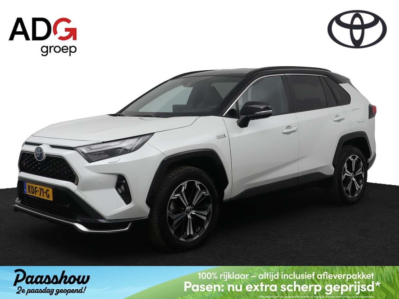 Toyota RAV4 - 2.5 Plug-in Hybrid AWD Bi-Tone Plus | Lederen bekleding | Stuur en stoelverwarming | 360 g - AutoWereld.nl