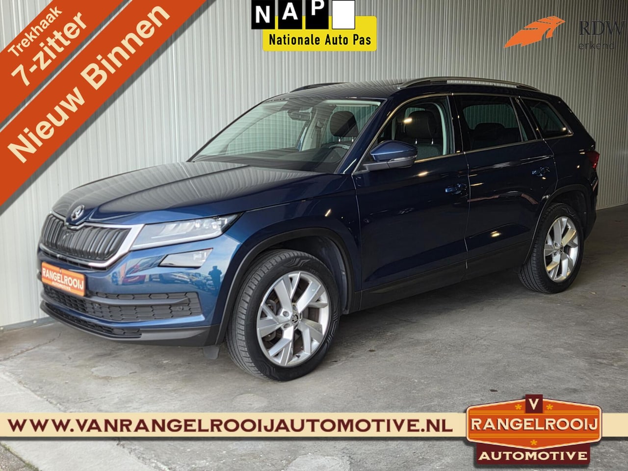 Skoda Kodiaq - 2.0 TSI 4x4 DSG Style Business 7p., trekh., pano, 2x el. stoel, stoel/stuur/bankverw. - AutoWereld.nl