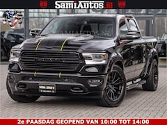 Dodge Ram 1500 - HULK | 5.7 V8 | STRIPING | LUCHT VERING | LARAMIE SPORT BLACK ON BLACK | MEGA DIK | CREW C