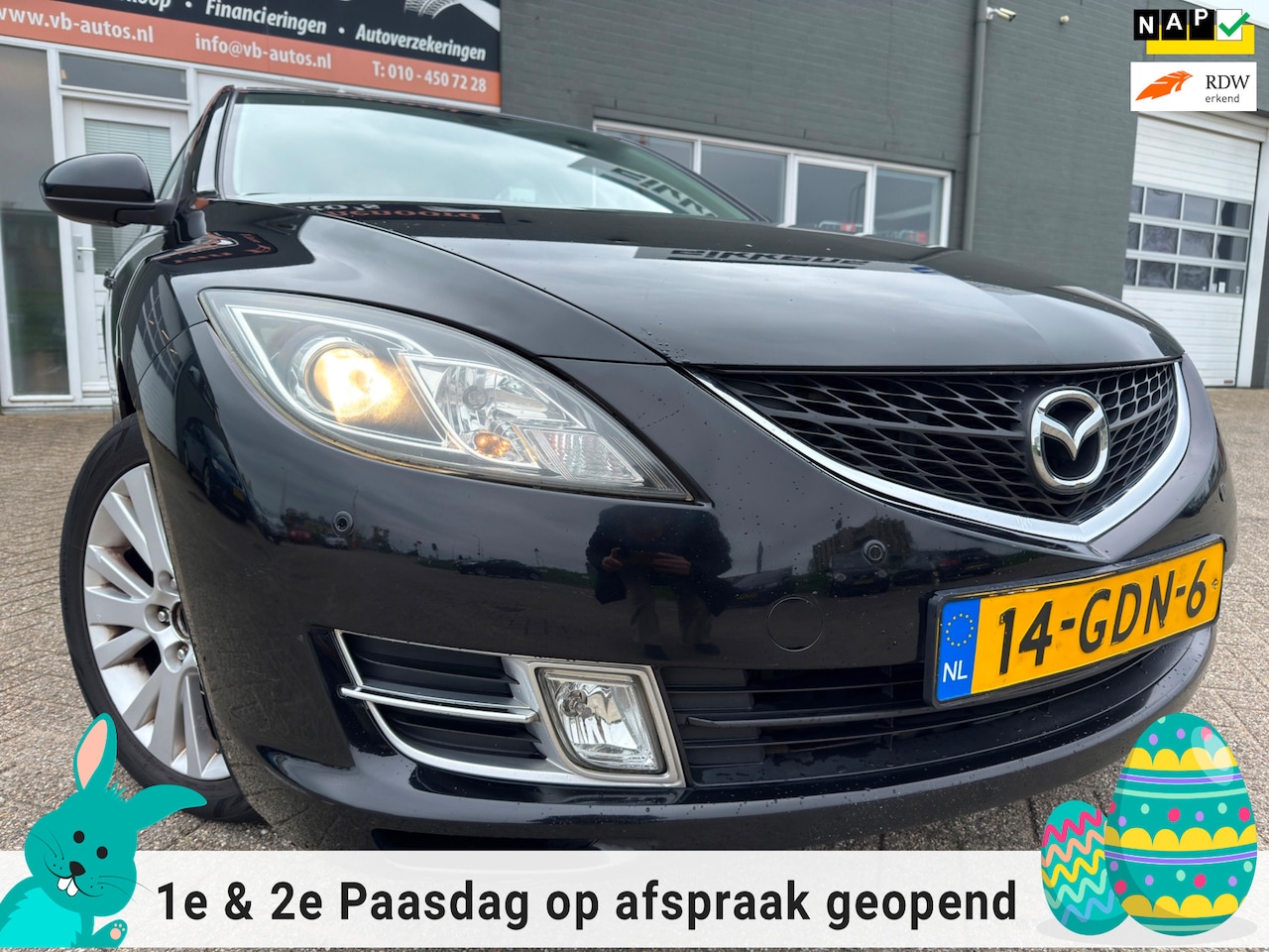 Mazda 6 - 2.0 S-VT Business Plus met parkeersensoren en navigatie en cruise controle en airco - AutoWereld.nl