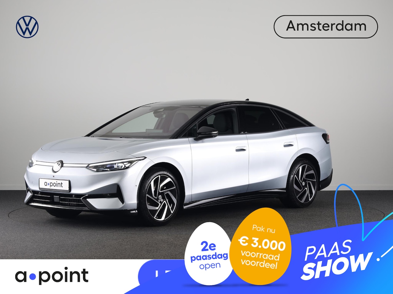 Volkswagen ID.7 - Pro Limited Edition 77 kWh accu 286 PK | Velgen 20" | Trekhaak| Stoel & Stuurverwarming | - AutoWereld.nl