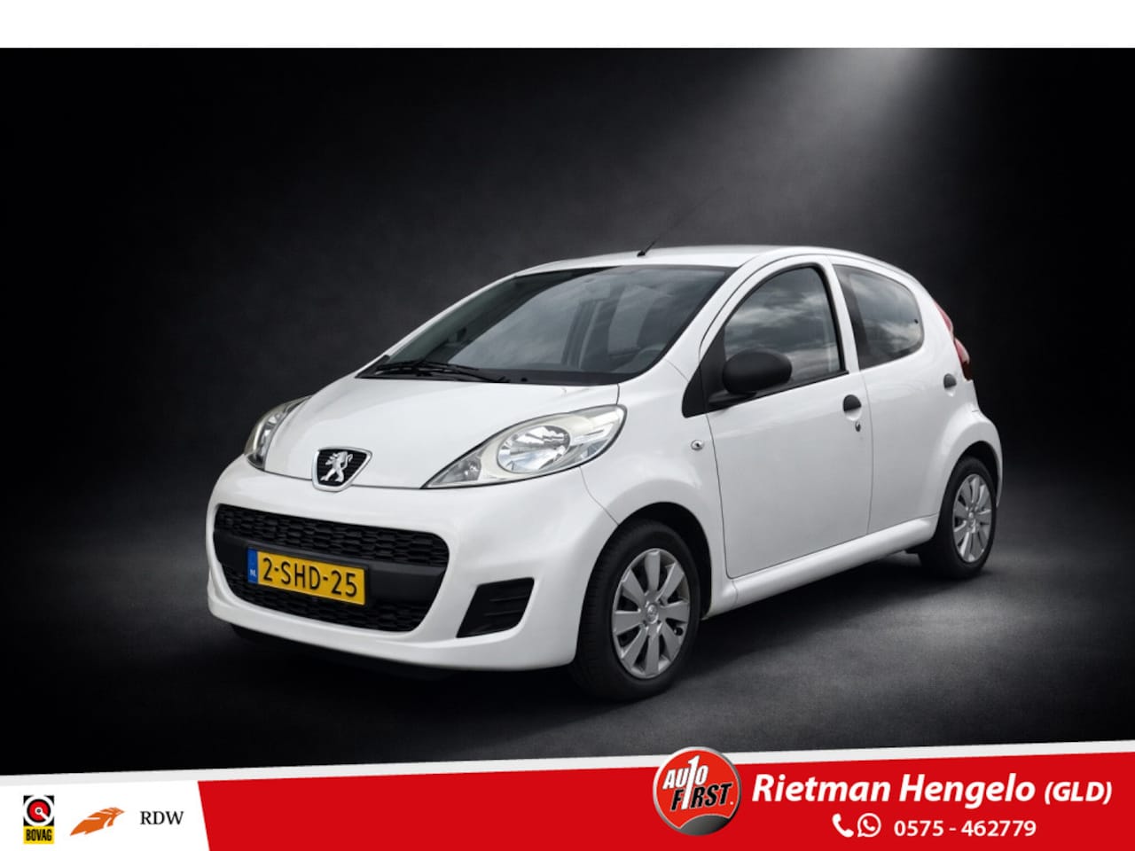 Peugeot 107 - 1.0 Access Accent BTW-AIRCO-12MND MOBILITEIDS GARANTIE - AutoWereld.nl