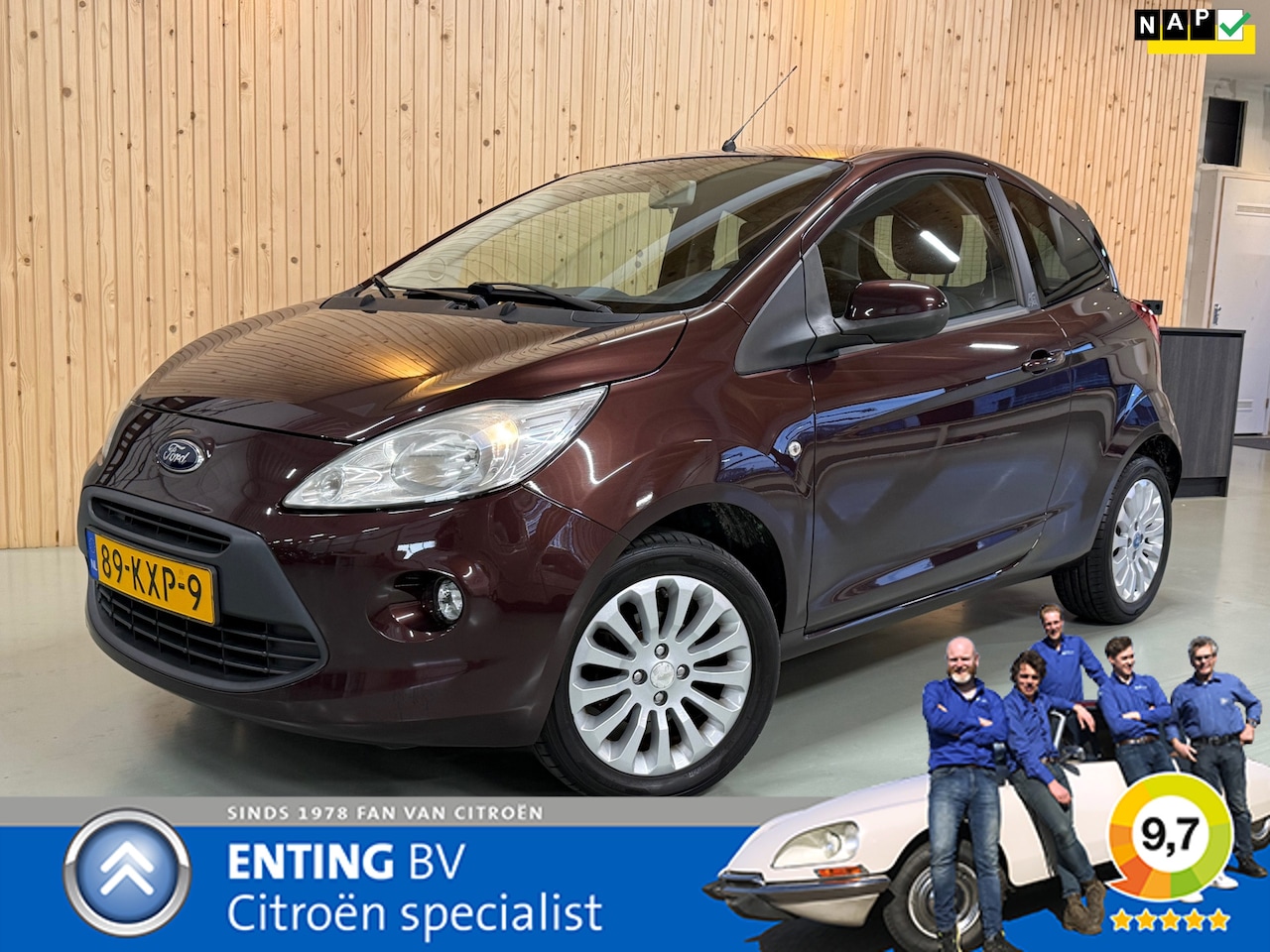 Ford Ka - 1.2 TITANIUM AIRCO LM VELGEN 1e EIGENARESSE UNIEK - AutoWereld.nl