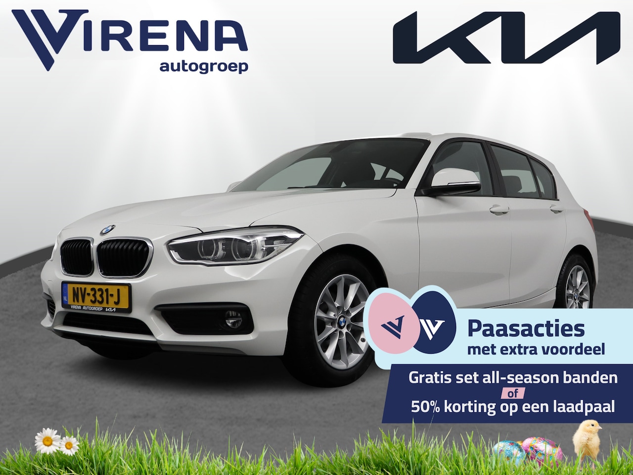 BMW 1-serie - 118i Corporate Lease Executive - Automaat - Groot Scherm - M-Sport Pakket - Parkeer sensor - AutoWereld.nl