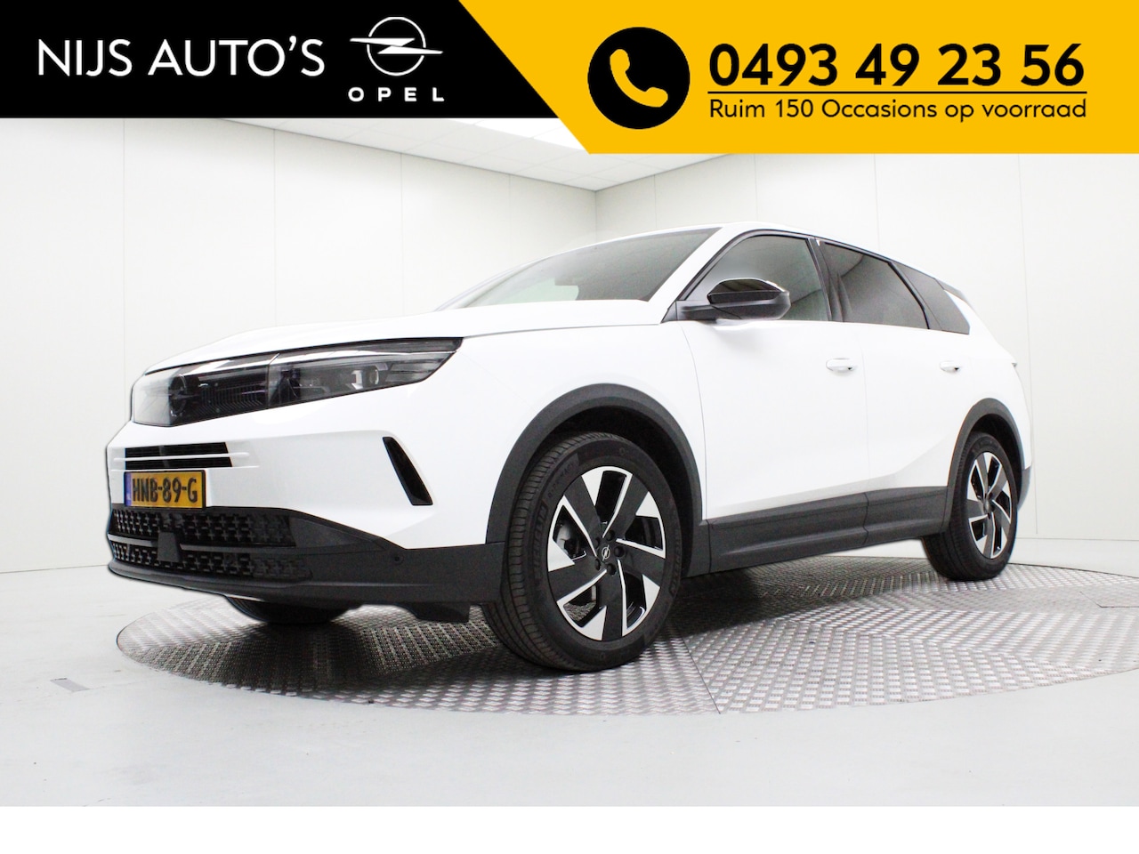 Opel Grandland - 1.2 Turbo Hybrid GS | Adapt. Cruise | Head-Up Display | voorstoel(en) ergonomisch | Camera - AutoWereld.nl