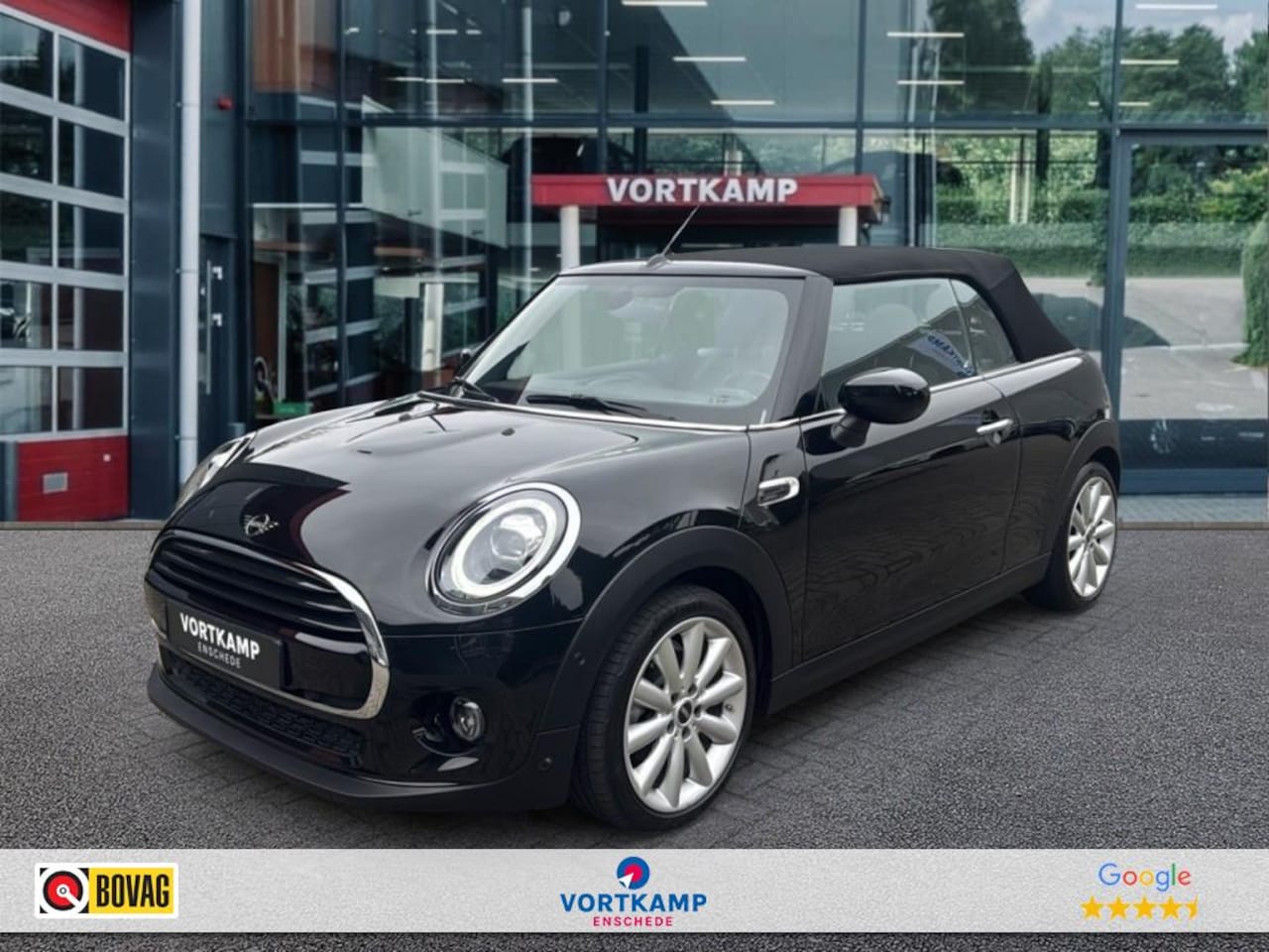 MINI Cabrio - 1.5 COOPER CAMERA/DIG-DASH/LED/STOELVERW/NAVI/CARPLAY - AutoWereld.nl