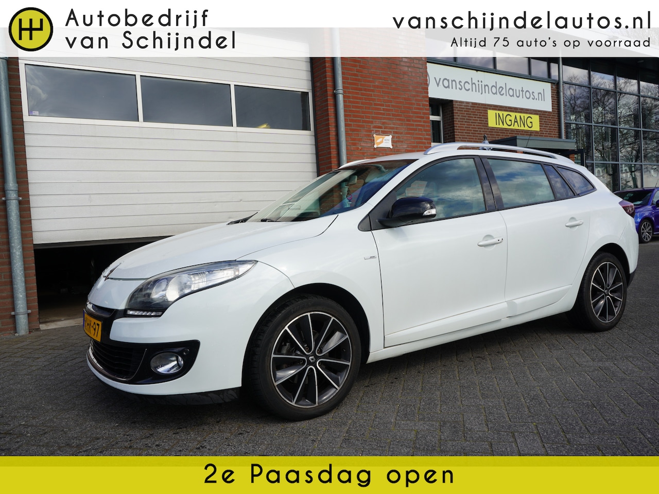 Renault Mégane Estate - 1.2 TCE BOSE VALT ONDER HET RIJDEN OP MOTORSTORING EXPORT/HANDEL CAMERA NAVIGATIE ECC AIRC - AutoWereld.nl