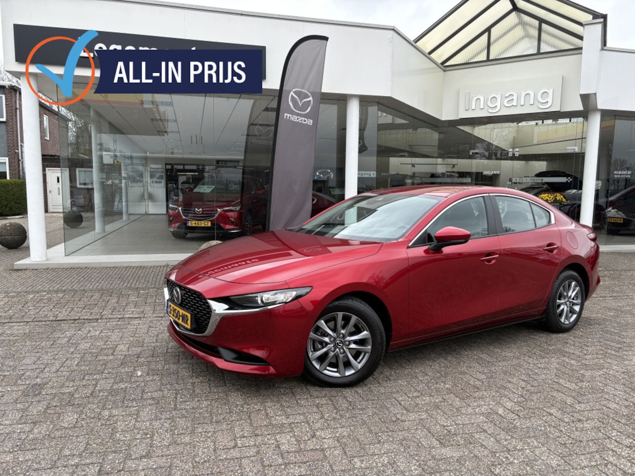 Mazda 3 - sedan 2.0 e-SA-G Comfort met leer pakket - AutoWereld.nl