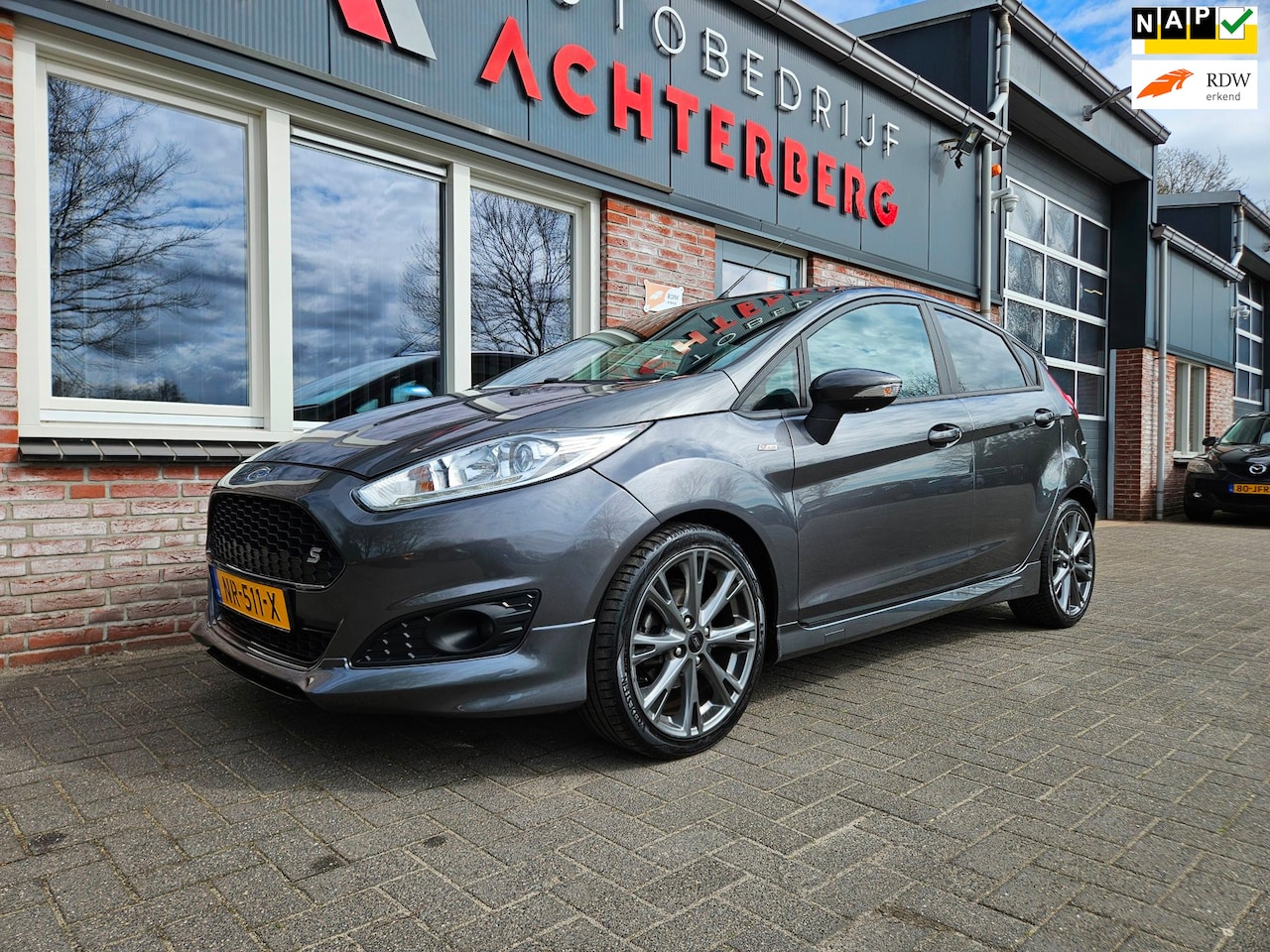 Ford Fiesta - 1.0 EcoBoost ST Line Airco/Clima! Cruise Control! NAP! 5-Deurs! Leuke/Nette Auto! - AutoWereld.nl