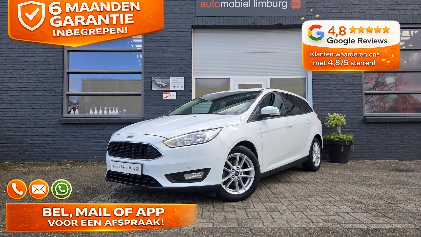 Ford Focus Wagon - 1.0 Business | PDC | WINTERPAKKET | NAVIGATIE | LED | 1e EIGENAAR | DEALER ONDERHOUDEN - AutoWereld.nl