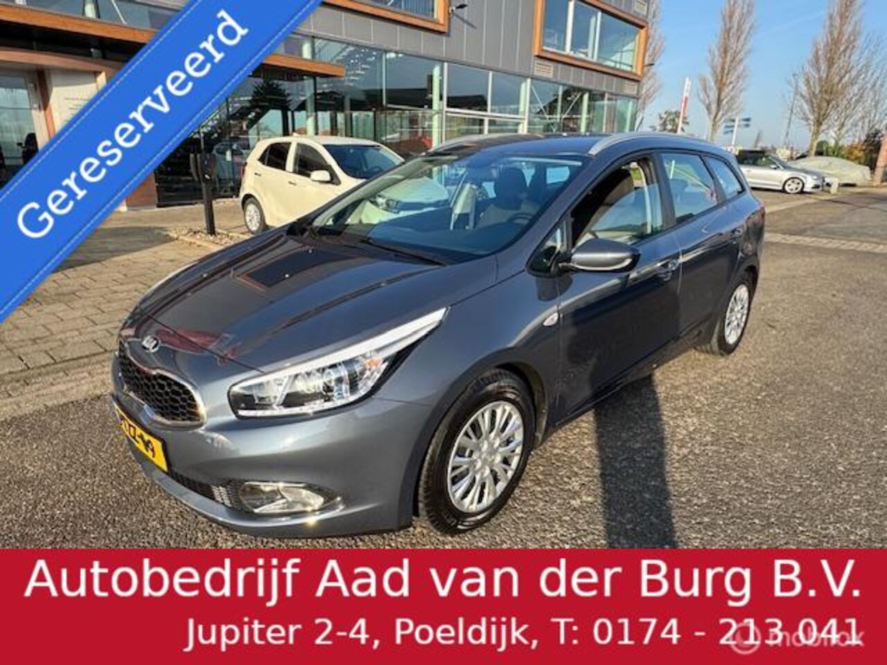Kia Cee'd Sportswagon - 1.6 GDI 135pk BusinessLine Trekhaak , Cruise Controle , Airco , mooie - nette auto , Goede - AutoWereld.nl
