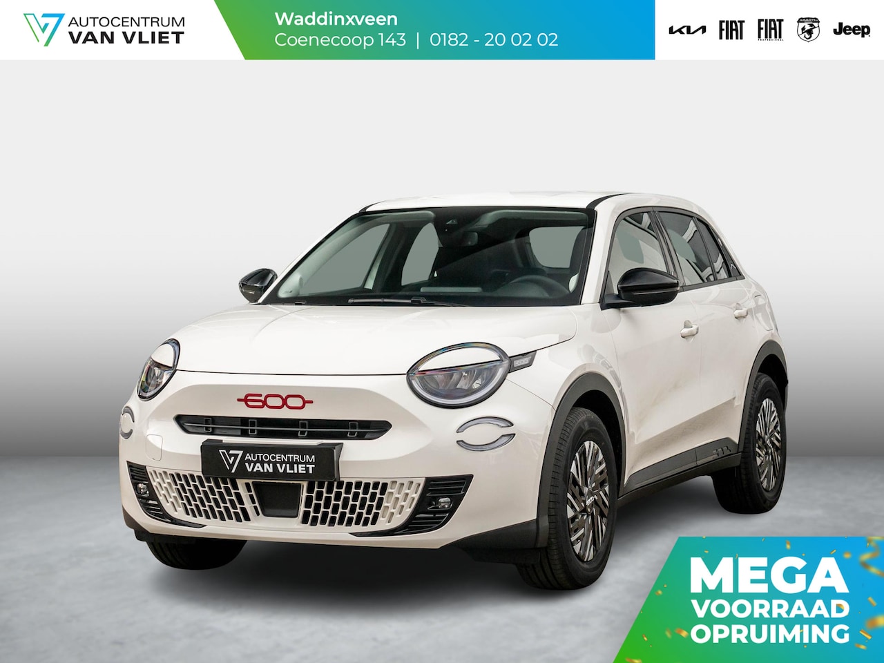 Fiat 600e - RED 54 kWh | Uit voorraad leverbaar | 17% Bijtelling | Mega scherpe Prijs | Gratis Wallbox - AutoWereld.nl