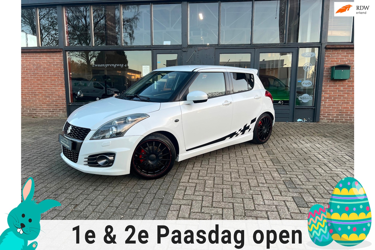 Suzuki Swift - 1.6 Sport 1.6 Sport, 5 deurs, Xenon, Parelmoer wit - AutoWereld.nl