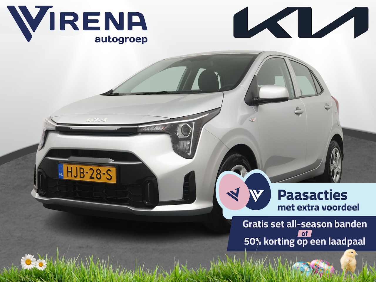Kia Picanto - 1.0 DPI DynamicLine - Airco - Cruise Control - Navigatie - DAB - Apple Carplay/Android Aut - AutoWereld.nl