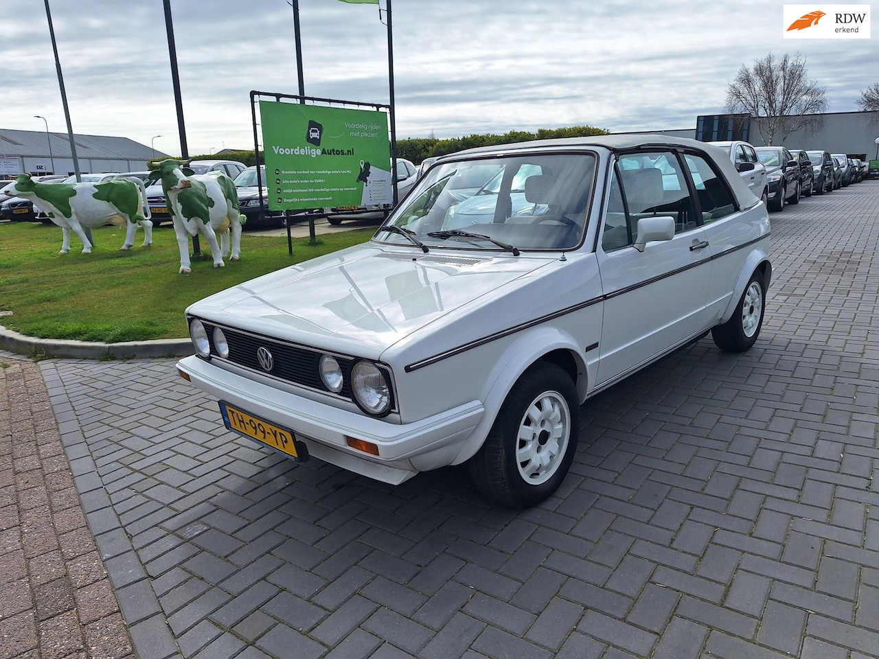 Volkswagen Golf Cabriolet - 1.6 GLS / White Edition / 101.110 km! - AutoWereld.nl
