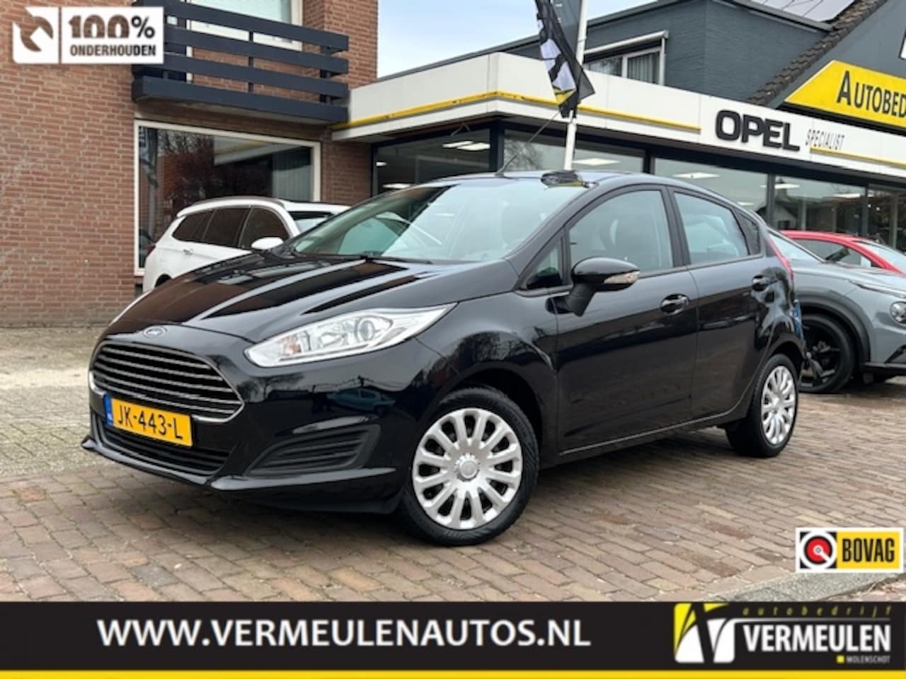 Ford Fiesta - 1.0 65PK 5Deurs Style + Airco/ Audio/ NL auto - AutoWereld.nl