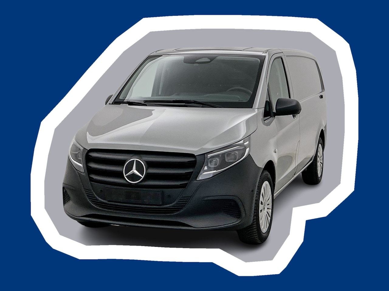 Mercedes-Benz Vito - 116 CDI L2 Pro Alpinegrijs Parkeerpakket Carplay Trekhaak Led Multibeam - AutoWereld.nl