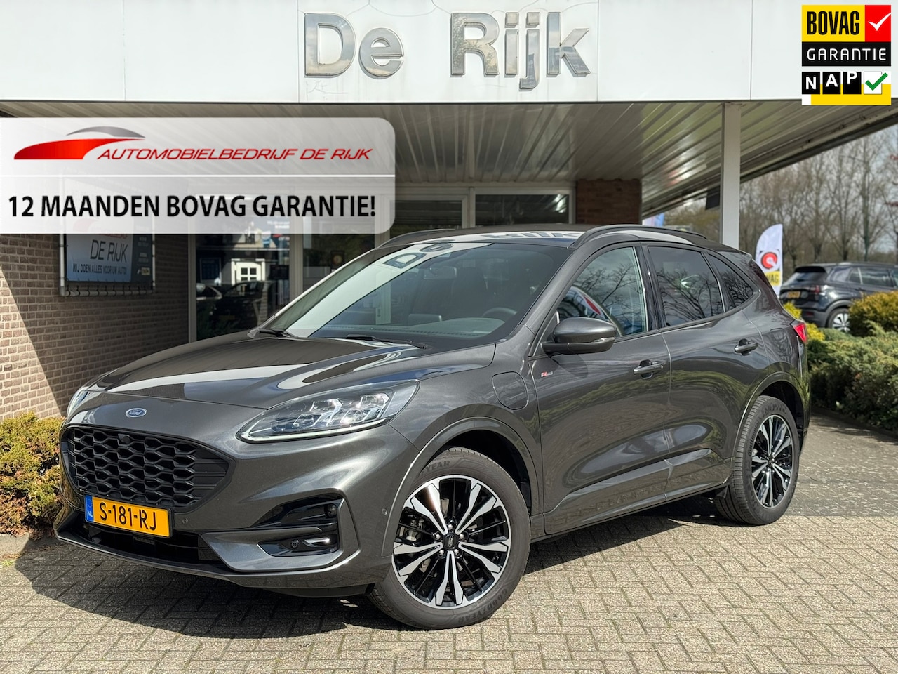 Ford Kuga - 2.5 PHEV ST-Line X | ACC, Navi, DAB, Clima, Carplay/Android, Stoel/Stuurverw. | NAP | 1e E - AutoWereld.nl
