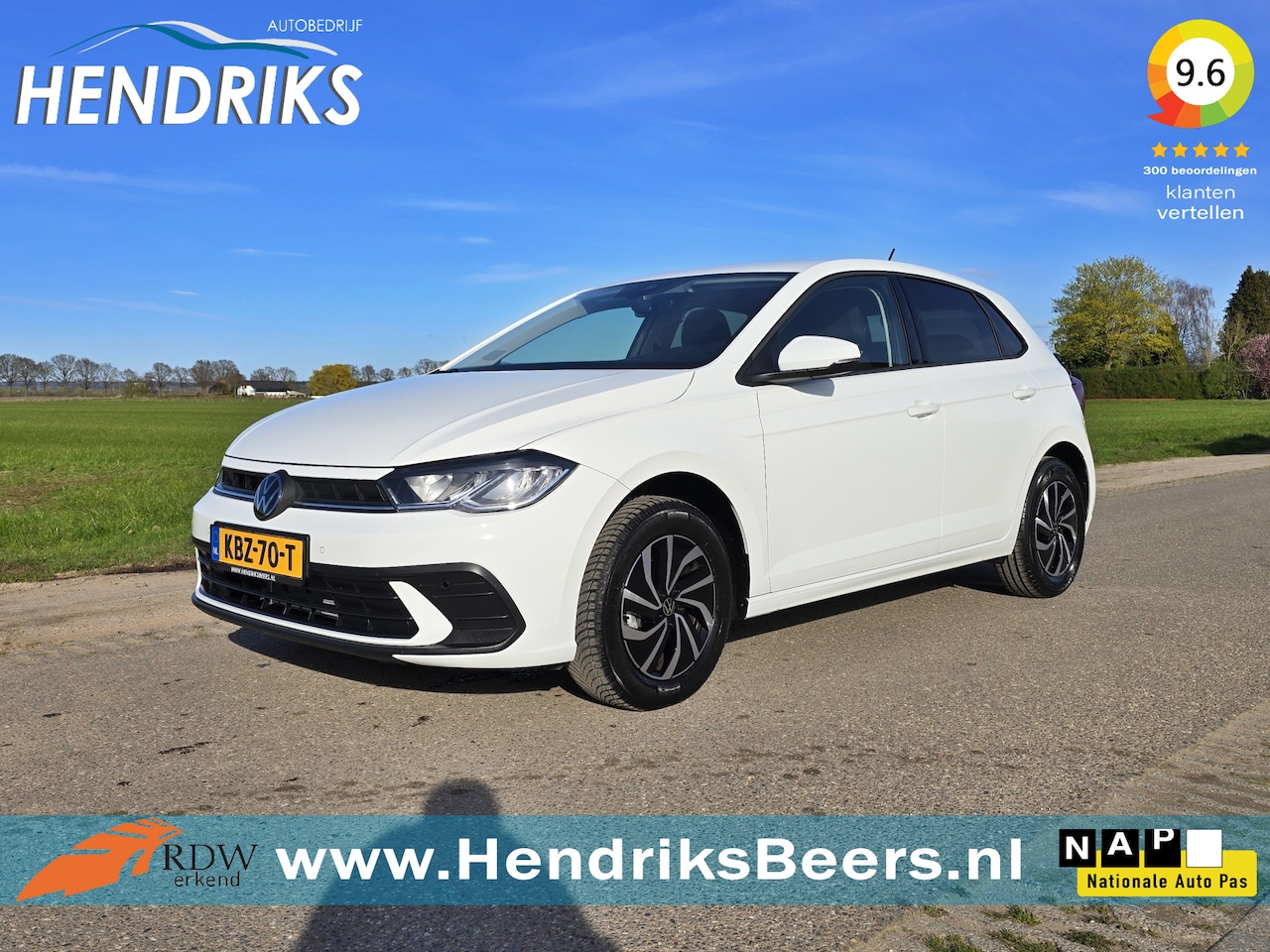 Volkswagen Polo - 1.0 TSI Life Edition - 95 Pk - Euro 6 - AUTOMAAT - ParkeerCamera - AppleCarplay AndroidAut - AutoWereld.nl