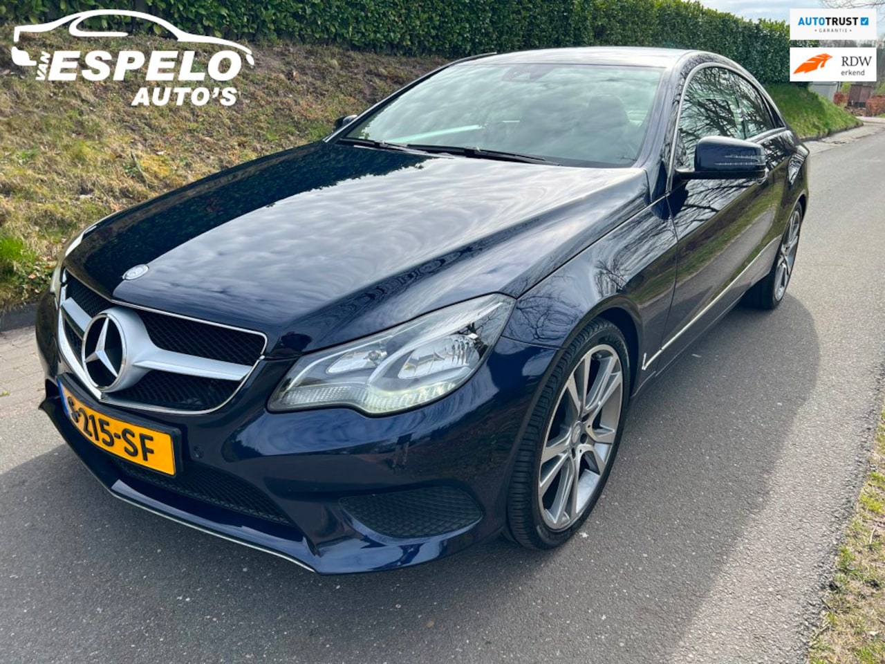 Mercedes-Benz E-klasse Coupé - 200 Edition Sport Automaat met historie en oa: Leder, Pdc v+a, Navigatie, Telefoon, Cruise - AutoWereld.nl