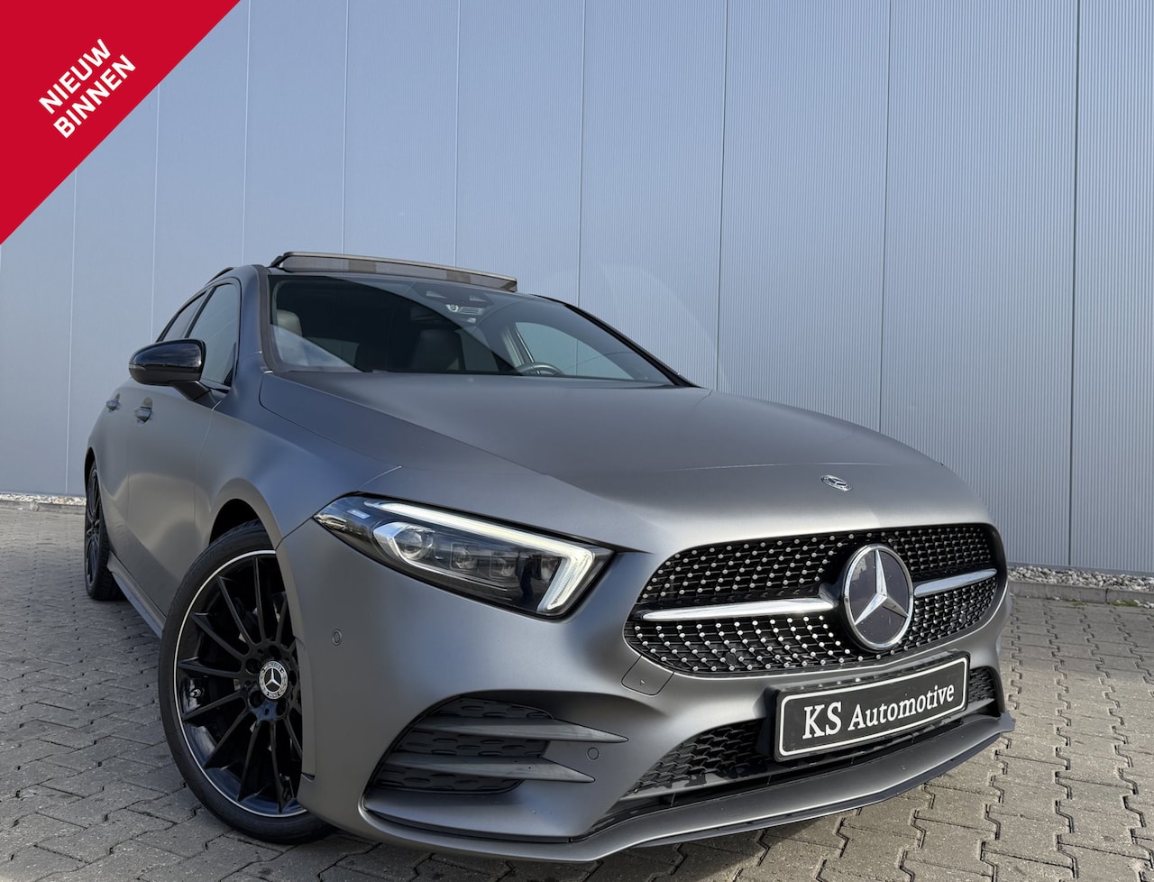 Mercedes-Benz A-klasse - 250 Premium Plus AMG 224PK WIDESCREEN PANO BURMESTER - AutoWereld.nl