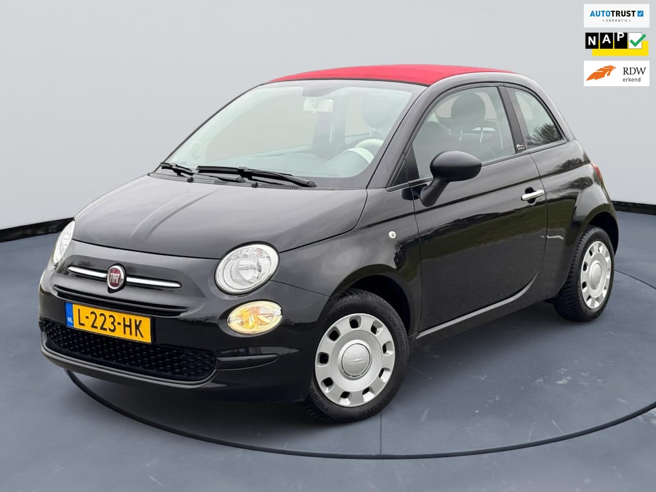 Fiat 500 C - 1.0 Hybrid Cult|cabrio|apple|airco| - AutoWereld.nl