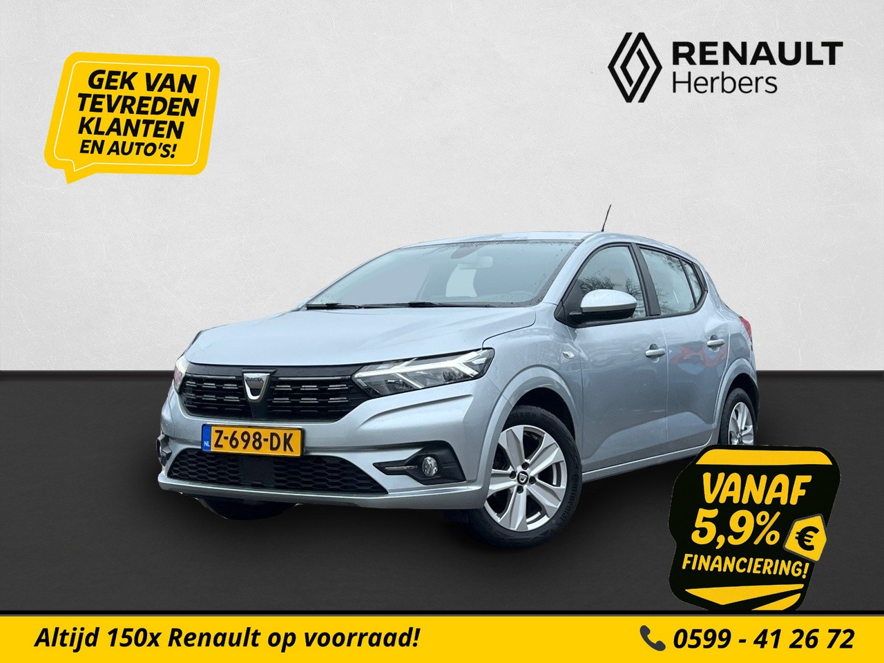 Dacia Sandero - 1.0 TCe 90 Comfort AIRCO / APPLE CARPLAY / LM WIELEN / STOELVERWARMING - AutoWereld.nl