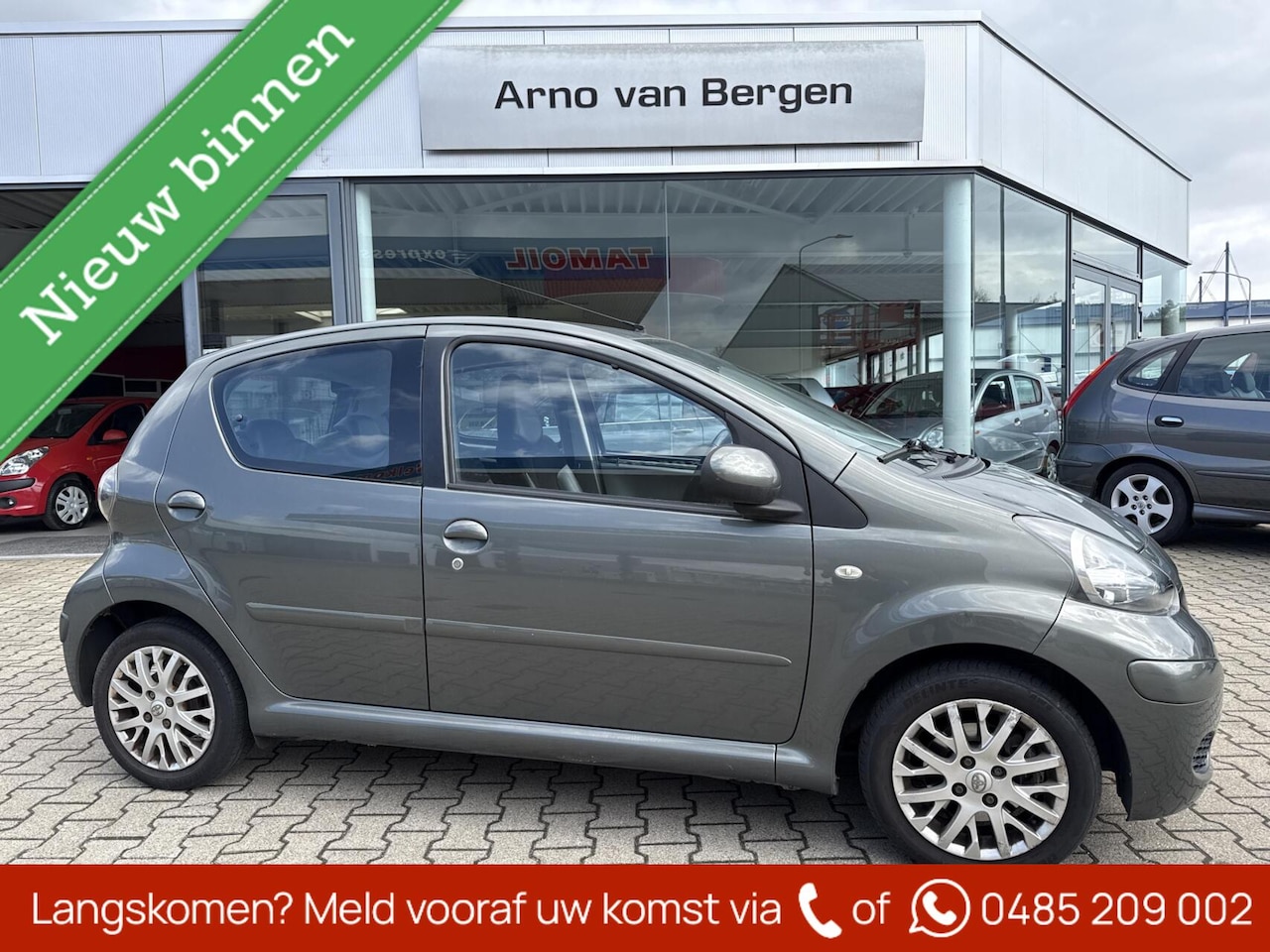 Toyota Aygo - 1.0-12V Aspiration Green 1.0-12V Aspiration Green, leder/alcantara, airco, lm-velgen. - AutoWereld.nl