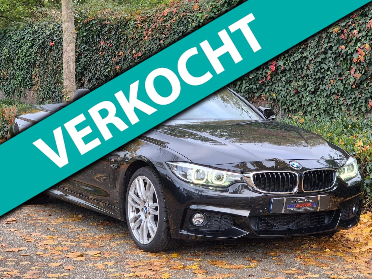 BMW 4-serie Cabrio - 420i M Sport High Executive Cabrio Dig. Dash Apple CarPlay Elek.Stoelen Nbt Evo GR Navi Le - AutoWereld.nl