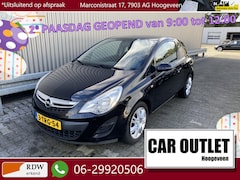 Opel Corsa - 1.0-12V Selection 148Dkm, Briljant Zwart, LM, – Inruil Mogelijk –