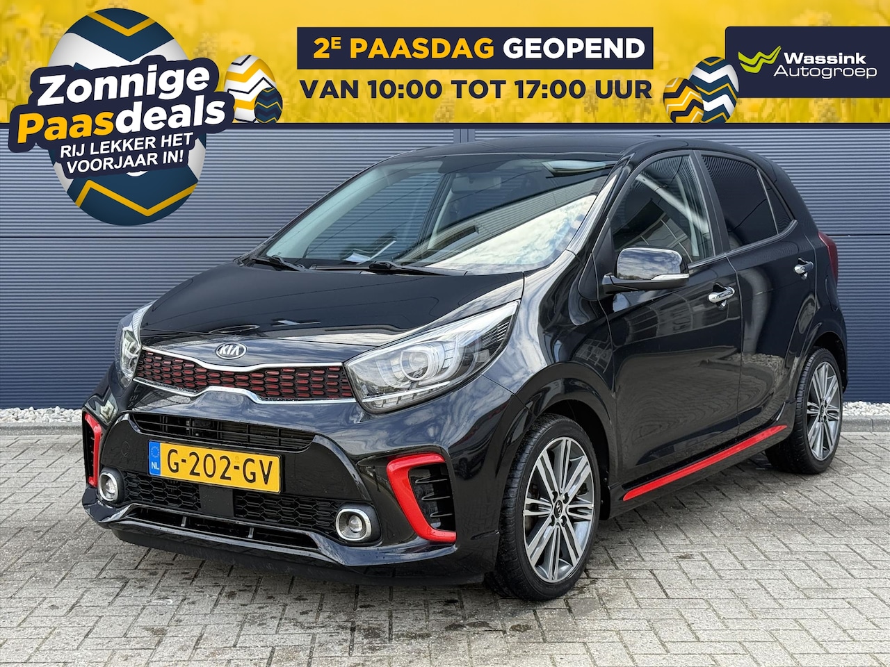 Kia Picanto - 1.0 T-GDi 100pk 5-zits GT-Line | Leder | Camera | Apple CarPlay/ Android Auto | - AutoWereld.nl