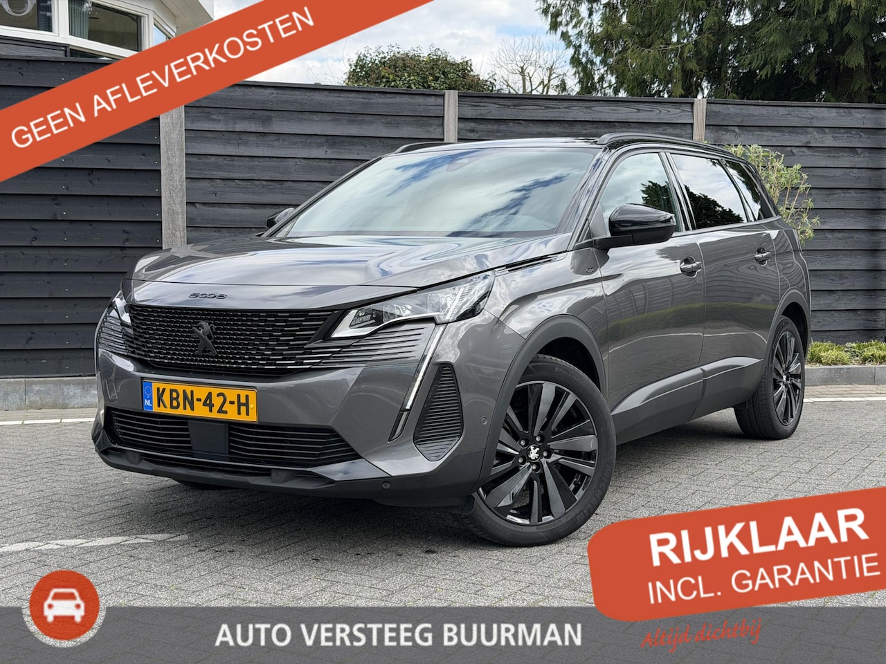 Peugeot 5008 - GT 1.2 PureTech 130PK EAT8 Automaat Black Pack, Navigatie, Achteruitrijcamera, Keyless, St - AutoWereld.nl