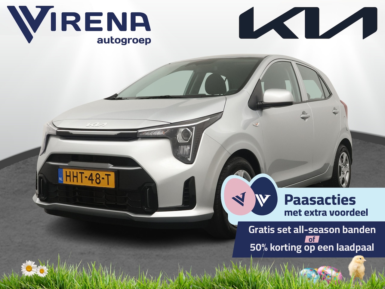 Kia Picanto - 1.0 DPI DynamicLine - Airco - Cruise Control - Navigatie - DAB- Apple Carplay/Android Auto - AutoWereld.nl