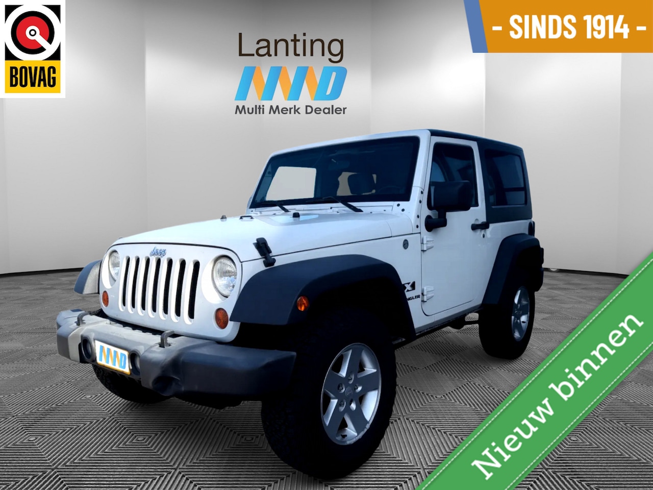 Jeep Wrangler - 3.8 Sport 4X4 afneembare hartdtop - AutoWereld.nl