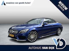 Mercedes-Benz C-klasse Cabrio - 180 Ambition AMG | NL Auto/Leder/Navi/Clima/Cruise/19"/Nek-Stoelverwarming