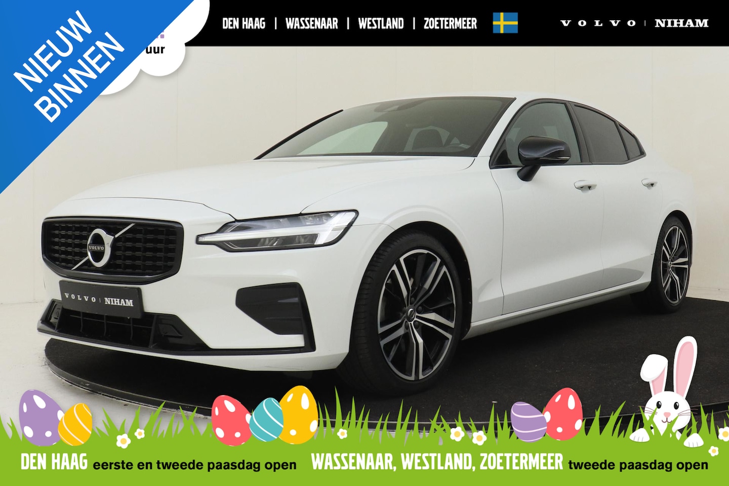 Volvo S60 - B3 (M-HYBRID) R-DESIGN -HARMAN/KARDON|CAMERA|TREKHAAK|SPORTSTOELEN|ADAP.CRUISE - AutoWereld.nl