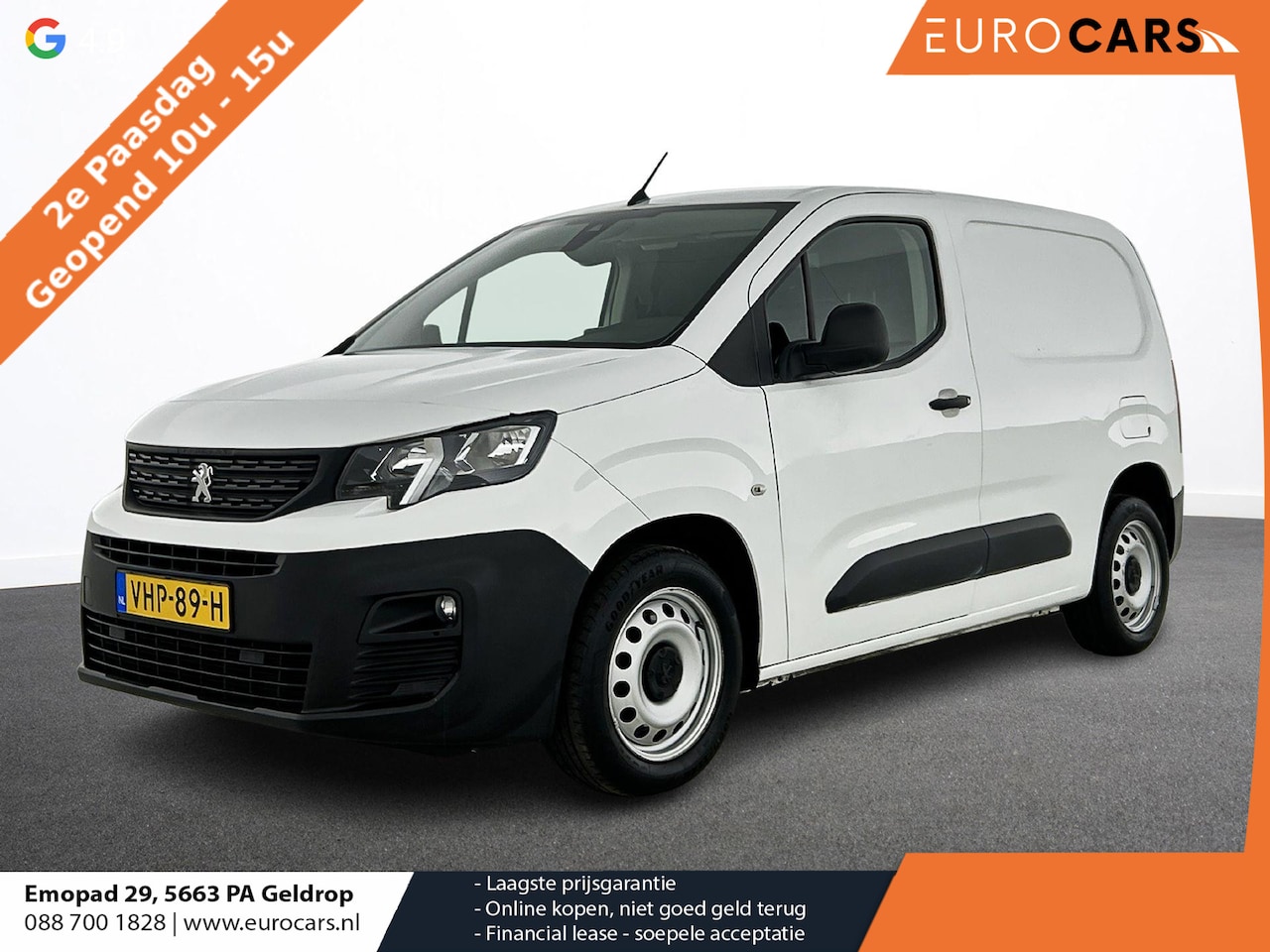Peugeot Partner - 1.5 BlueHDI Premium 130 PK Airco Cruise Control Navi 2-zits - AutoWereld.nl