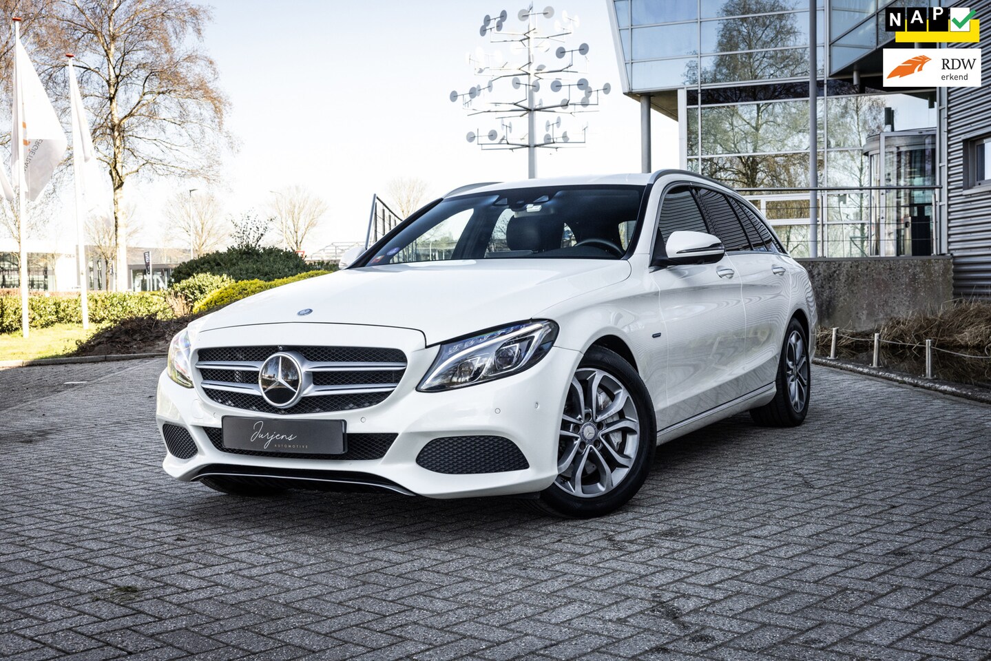 Mercedes-Benz C-klasse Estate - 350 e Lease Edition Plus (279pk) Parelmoerlak | Burmester | Orig NL | - AutoWereld.nl