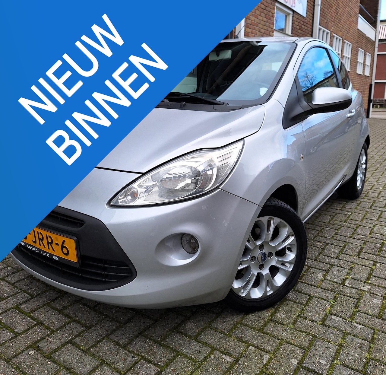 Ford Ka - 1.2 Titanium 2009 LMV Airco Grijs MET Zeer Mooi - AutoWereld.nl
