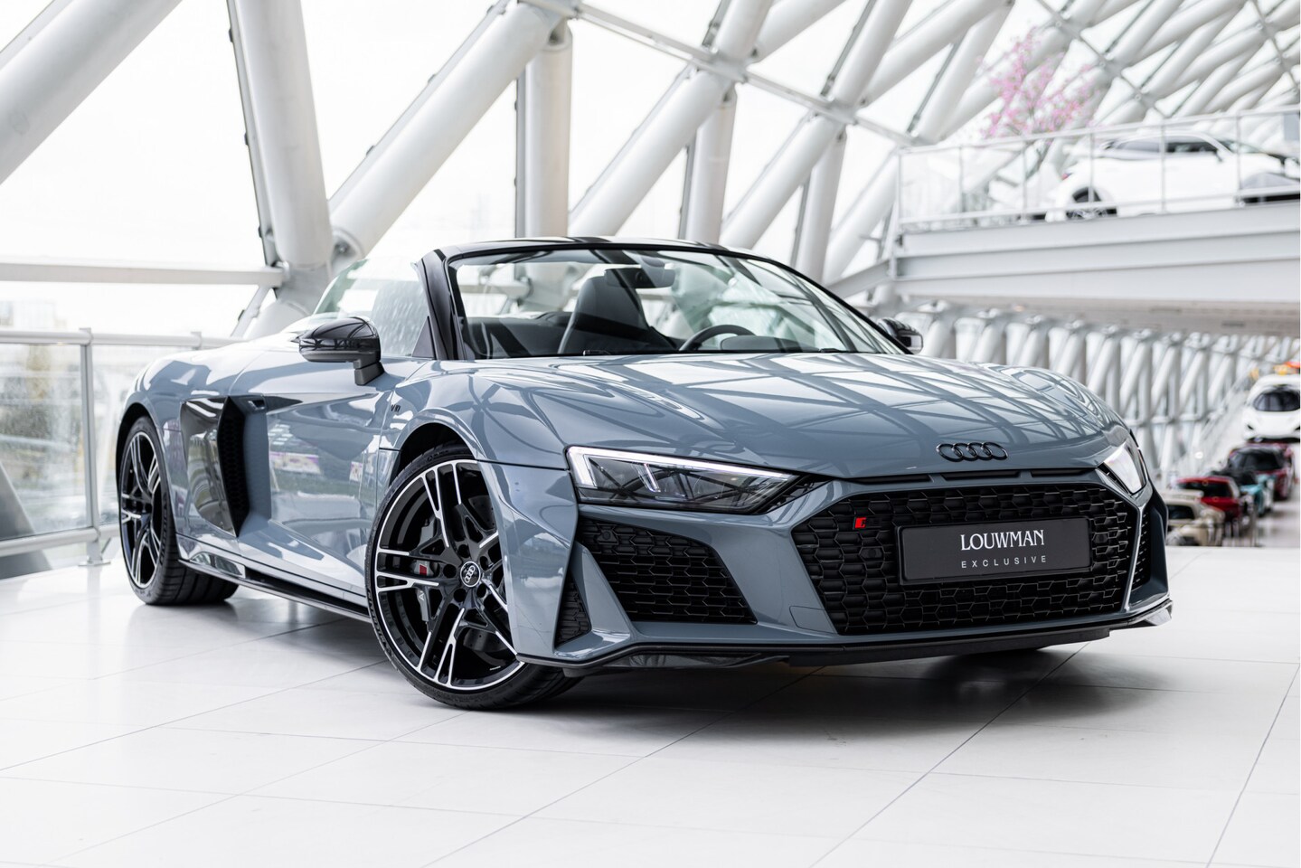 Audi R8 Spyder - 5.2 V10 Performance Quattro | B&O | Kemora Grey | - AutoWereld.nl