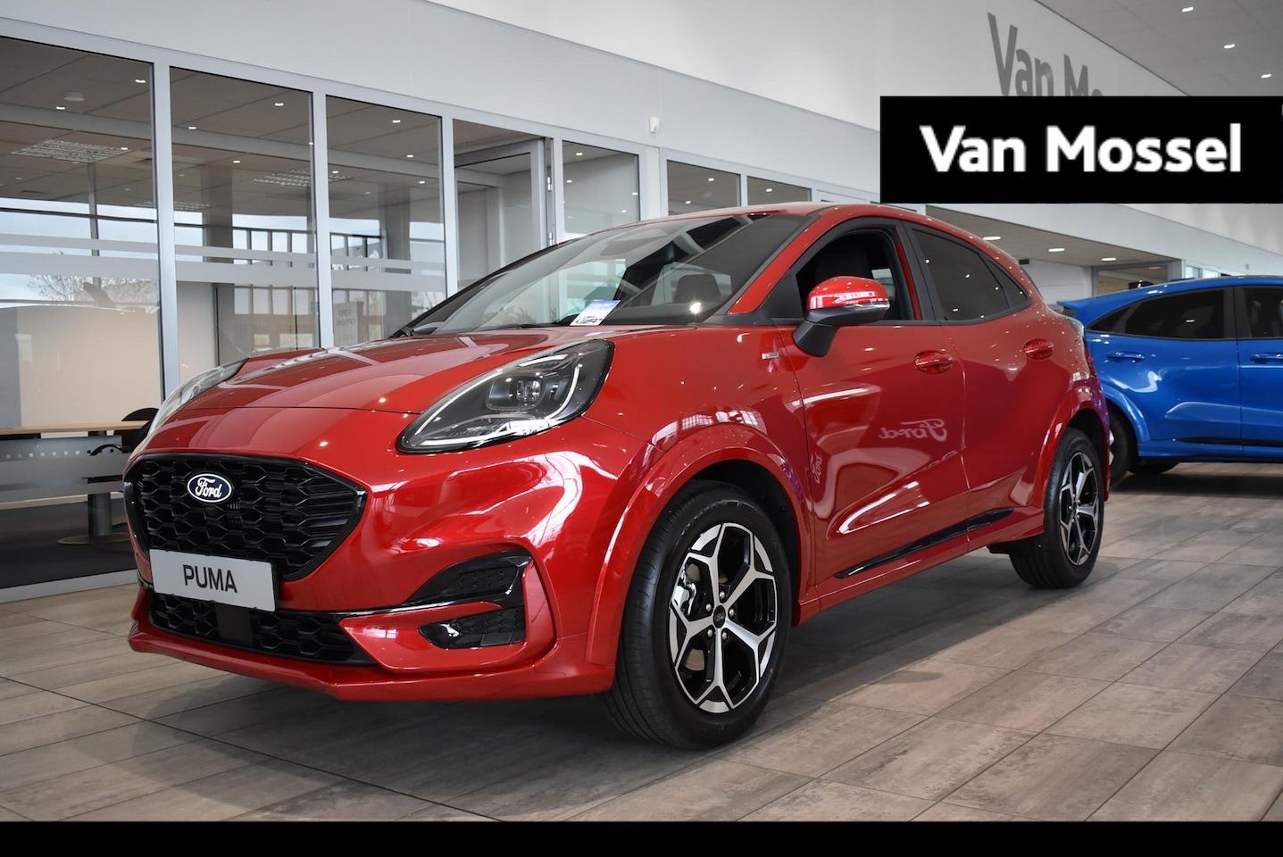 Ford Puma - 1.0 EcoBoost Hybrid ST-Line | Showroom Voorraad | Incl. €6500.- Korting | Fantastic Red | - AutoWereld.nl