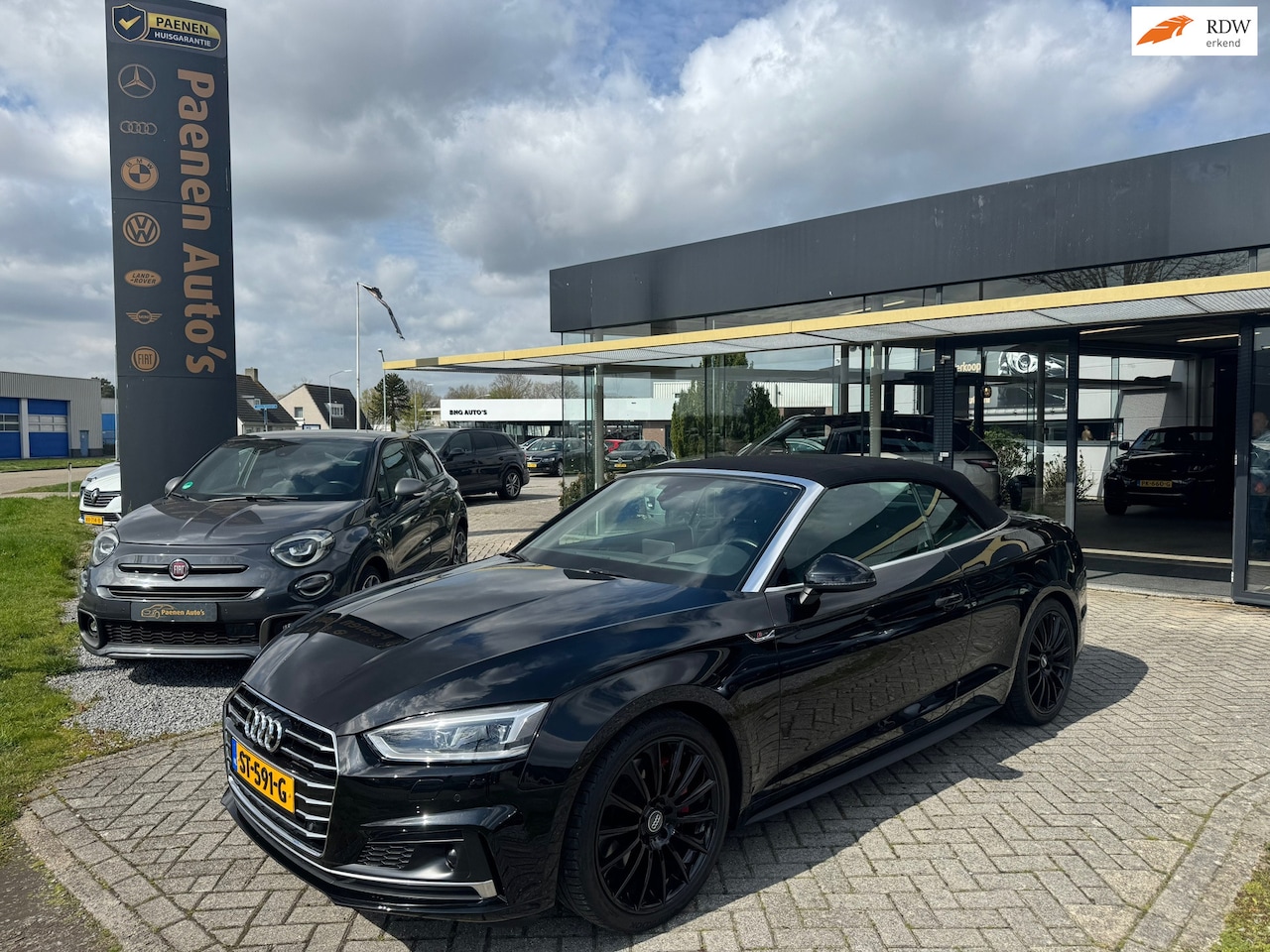 Audi A5 Cabriolet - 2.0 TFSI quattro Sport Pro Line S 2.0 TFSI quattro Sport Pro Line S|Cam|ACC|Uniek! - AutoWereld.nl