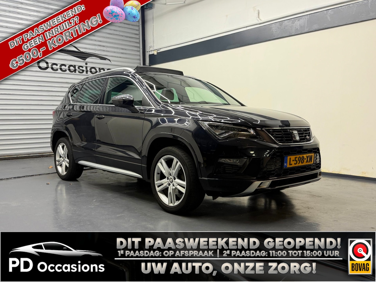 SEAT Ateca - 1.5 150PK TSI FR Business Intense - Pano - Elek. Trekhaak - Camera - Clima - AutoWereld.nl