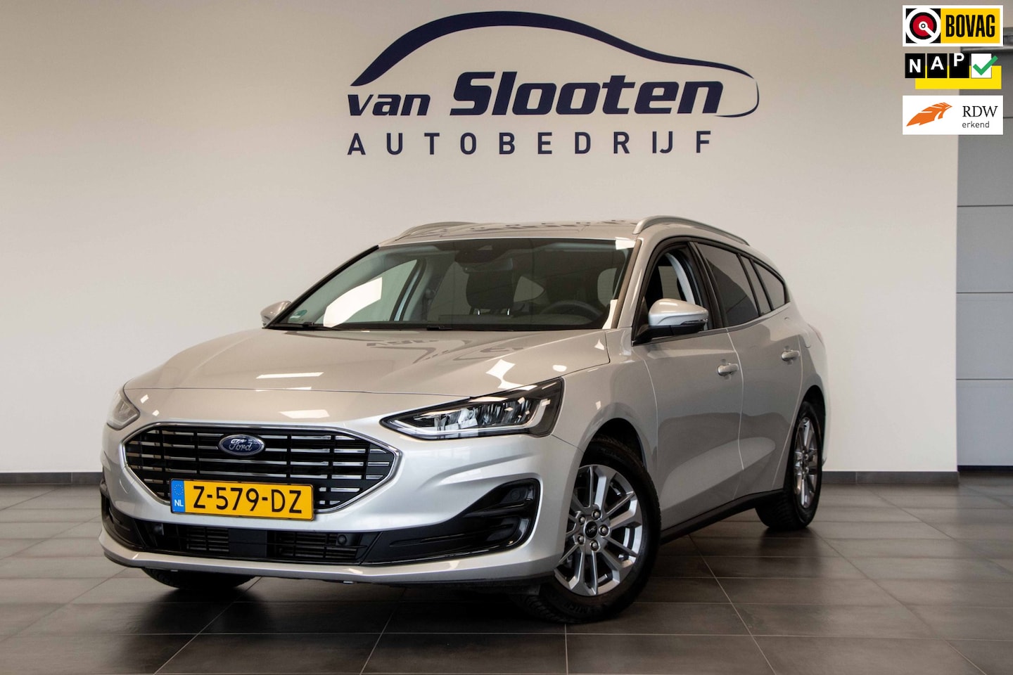 Ford Focus Wagon - 1.0 EcoBoost Hybrid Titanium|Navi|Cruise|Led|Carplay|LMVelgen - AutoWereld.nl