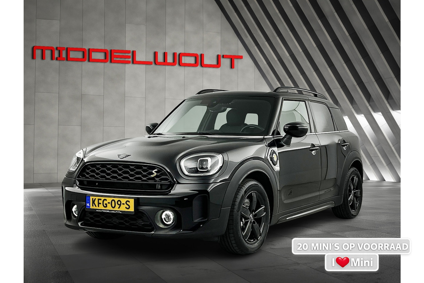 MINI Countryman - Mini 220PK Cooper S E ALL4 Black-Line Memory/Adap.Cruise - AutoWereld.nl