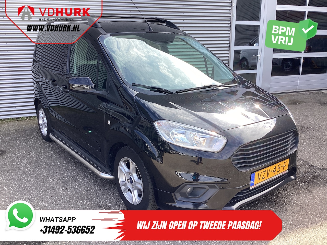 Ford Transit Courier - 1.0 100 pk BENZINE Limited NL Auto/ Stoelverw./ Carplay/ Navi/ Cruise/ Climate/ Camera/ Af - AutoWereld.nl