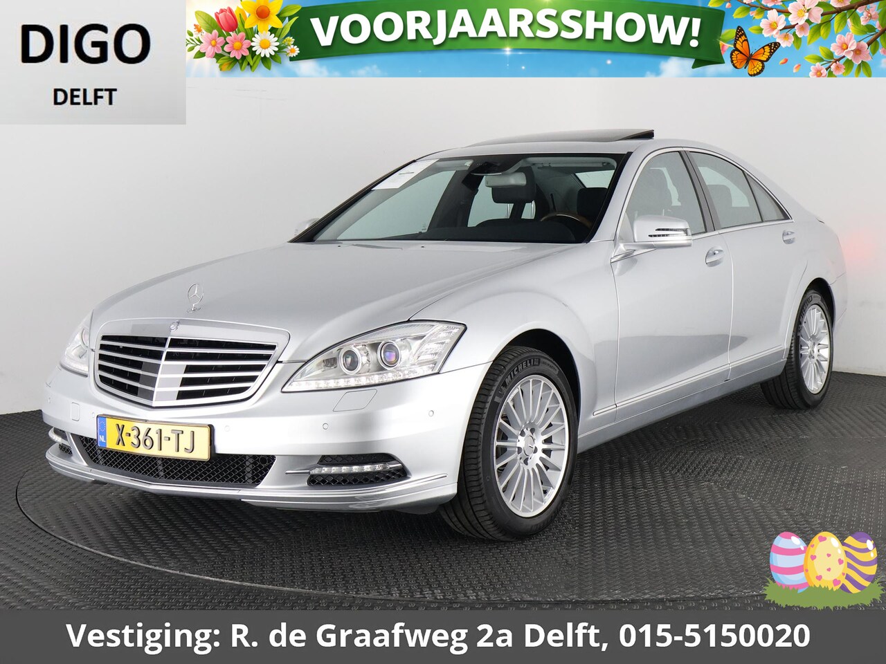 Mercedes-Benz S-klasse - 350 4-Matic Prestige Plus Automaat V6 | Schuif-/Kanteldak | Memory Seats | Navigatie | - AutoWereld.nl
