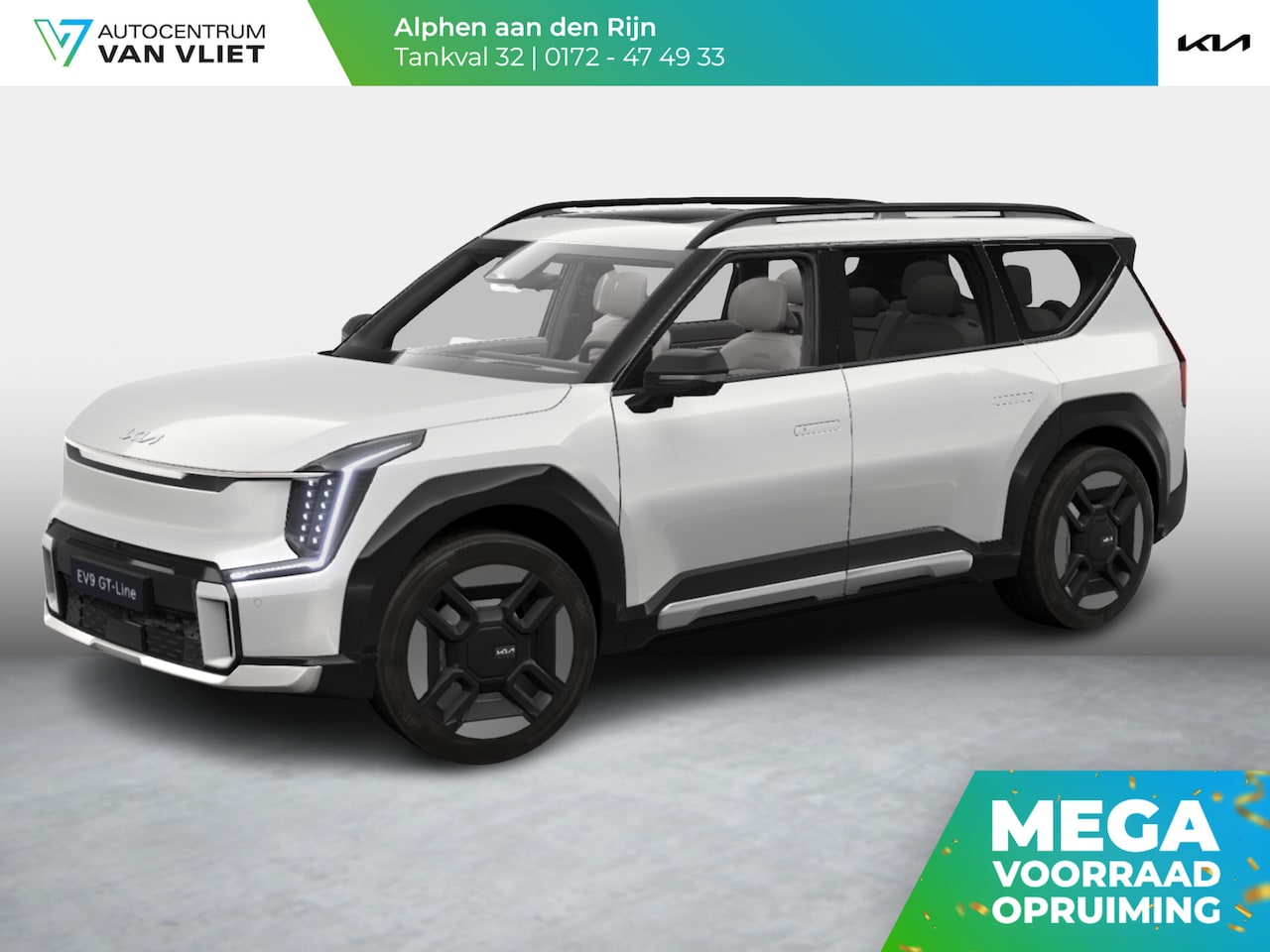 Kia EV9 - GT-Line AWD 99.8 kWh | Levering uit voorraad | 7-Pers. | 21" | Head-Up | Stoel-/Stuurverwa - AutoWereld.nl