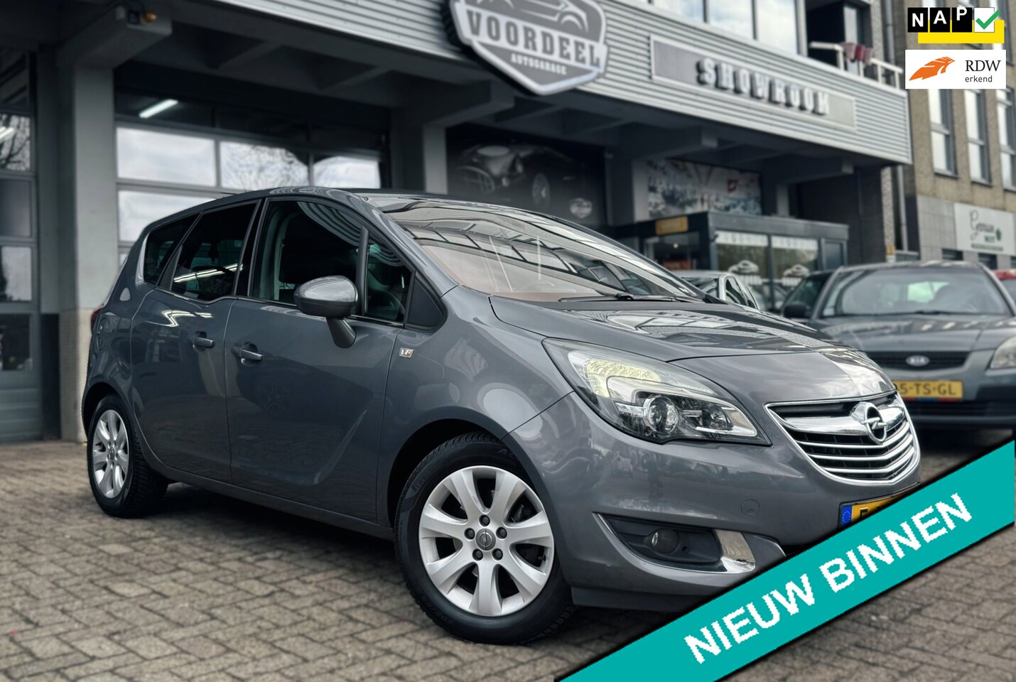 Opel Meriva - 1.4 Turbo Cosmo | NAVI | XENON | LEDER | AIRCO | CRUISE |TREKHAAK | PDC | NAP| APK. - AutoWereld.nl
