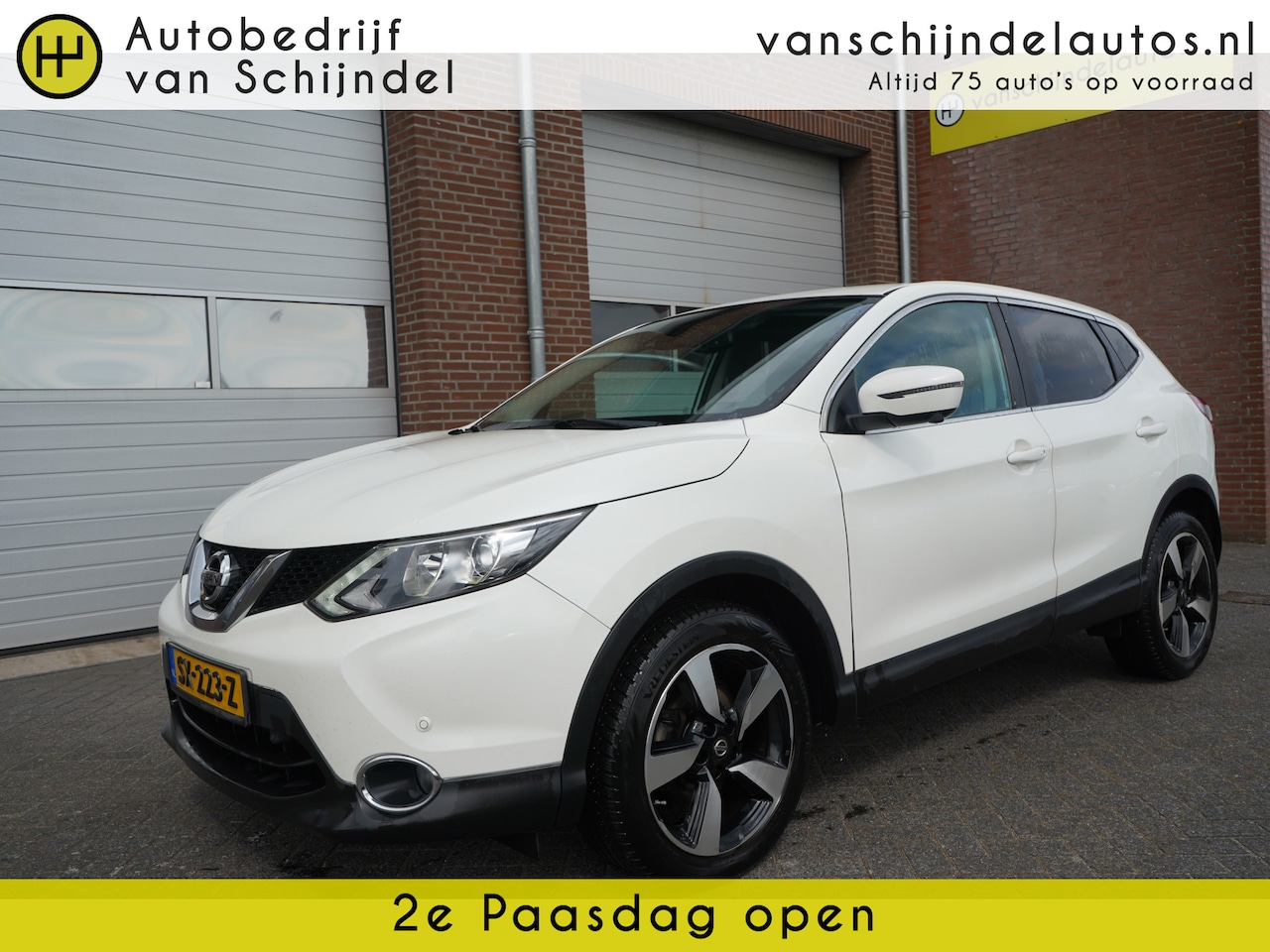 Nissan Qashqai - 1.5 DCI N-CONNECTA 360CAMERA NAVIGATI ECC AIRCO CRUISECONTROL PARKEERSENSOREN BLUETOOTH LM - AutoWereld.nl